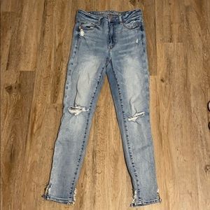 American eagle ripped jeans
